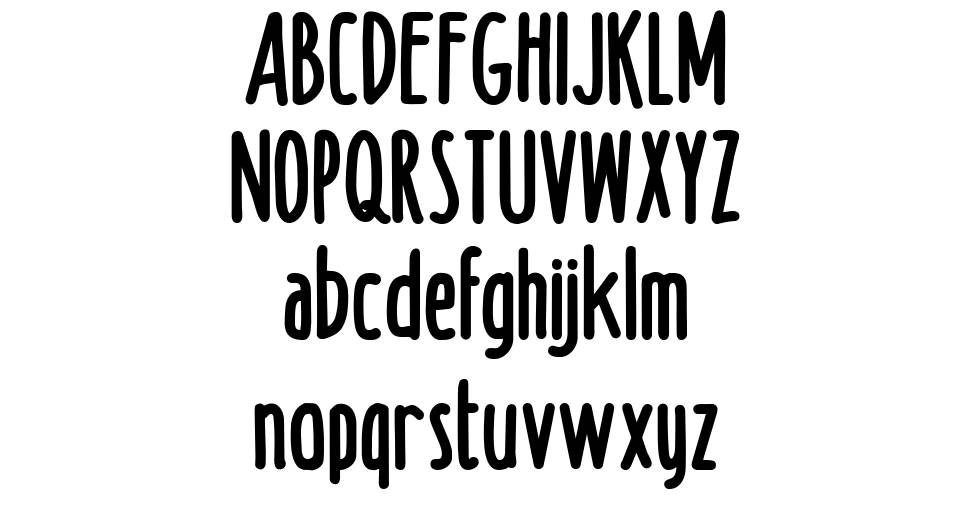Doodge font specimens