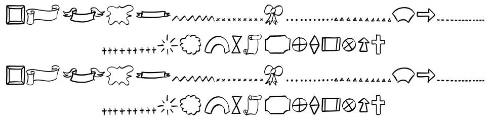 Doodle Shapes font