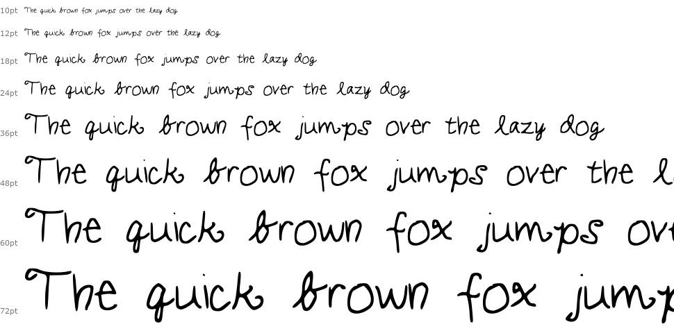 Doodles font Waterfall