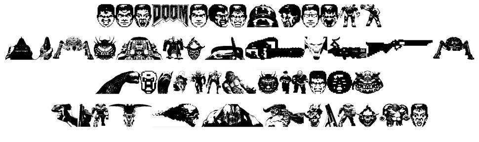 Doom And Gloom font Örnekler