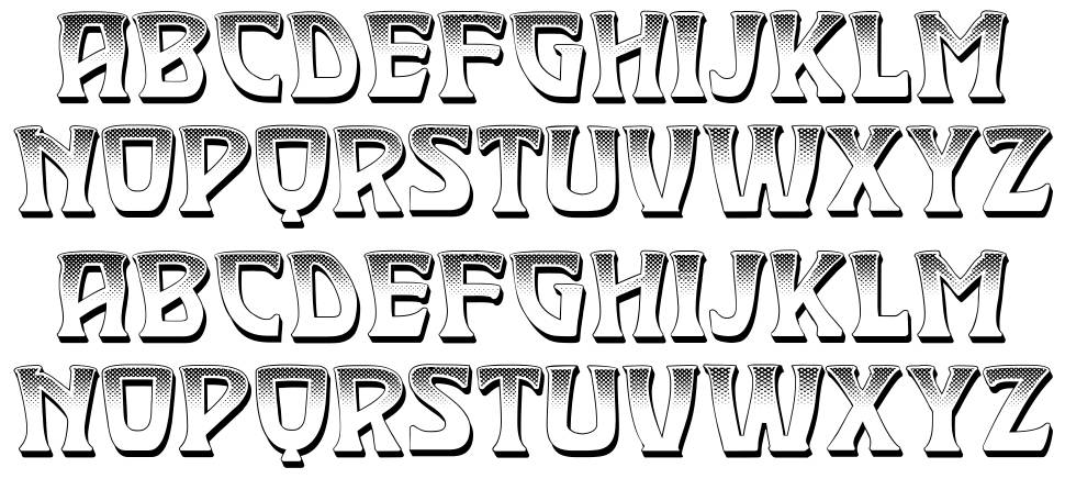 Doorless font specimens