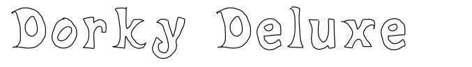 Dorky Deluxe font