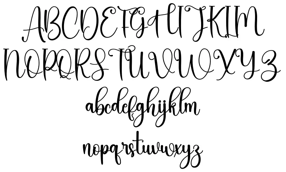 Dormitoryfont specimens