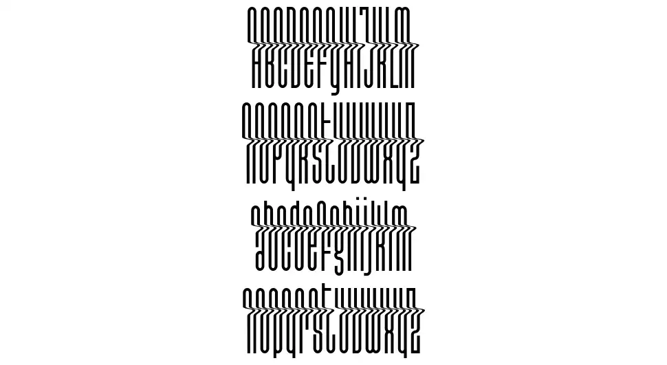Dos04font specimens