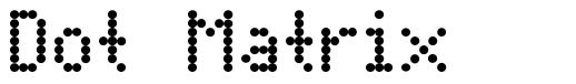 Dot Matrix 字形