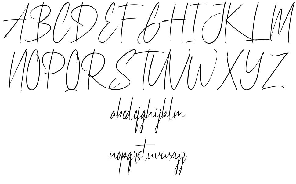 Dothan font specimens