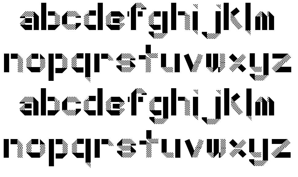 Dotty Fold font specimens