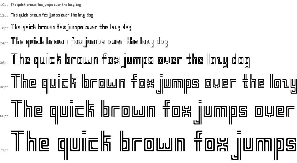 Double Cozy font Waterfall