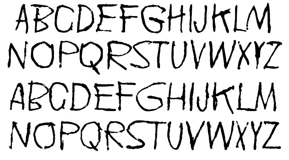 Doublpeopl font specimens