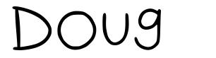 Doug font