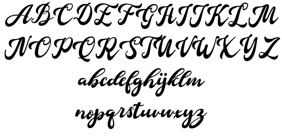 Douglas font specimens