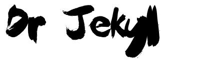Dr Jekyll шрифт