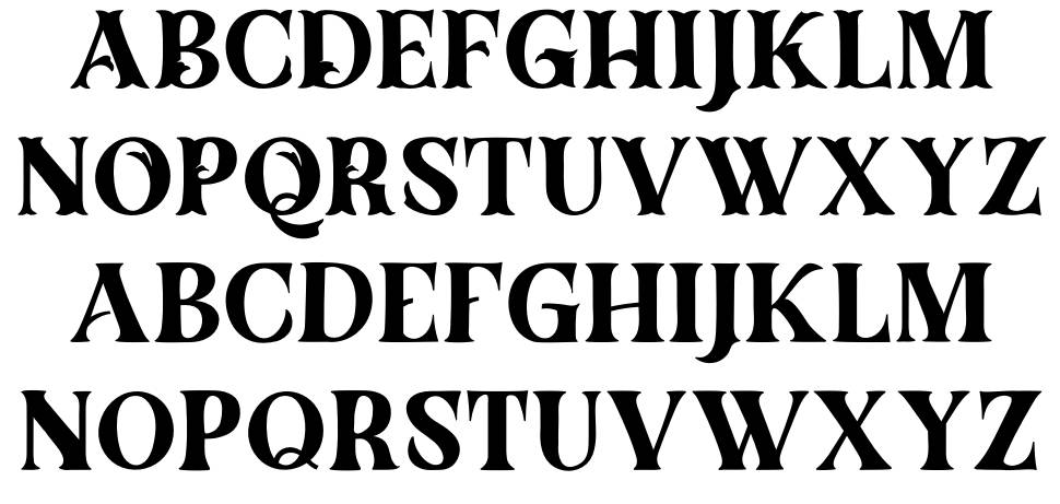Dracolas 字形 标本