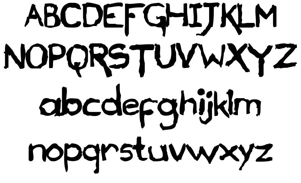 Draconian 字形 标本