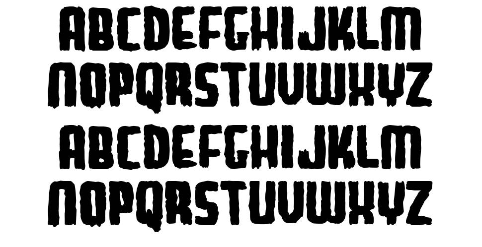 Dracul Vintage font specimens