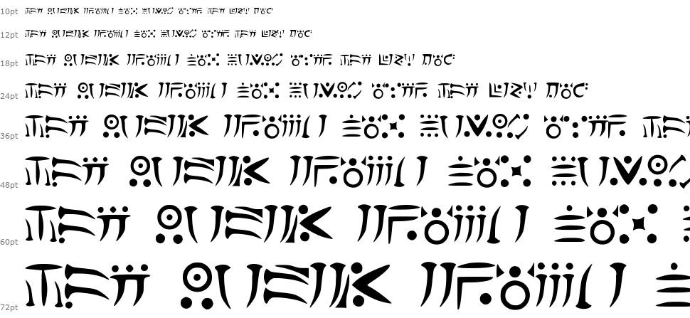 Dragomooriya písmo Vodopád