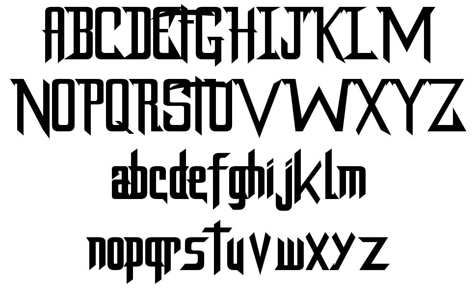 DragonForcE font specimens
