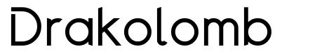 Drakolomb шрифт