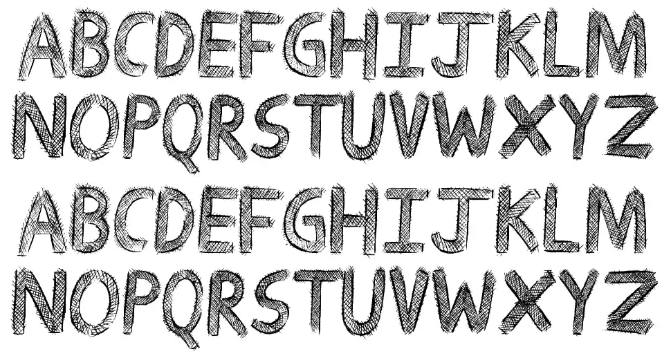 Drawing Guides font by Jonathan S. Harris FontRiver