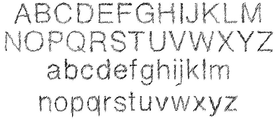Drawvetica Mini 字形 标本