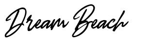 Dream Beach písmo