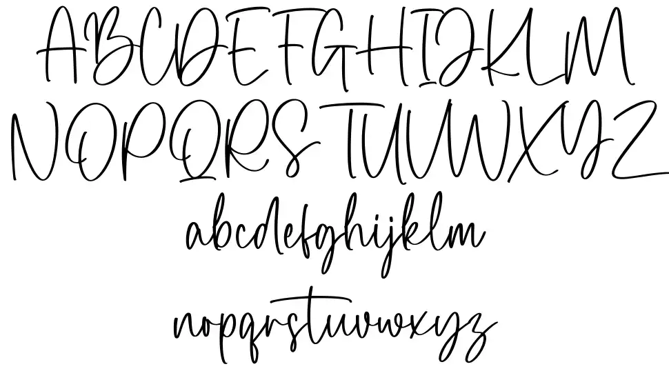 Dream Collectionfont specimens
