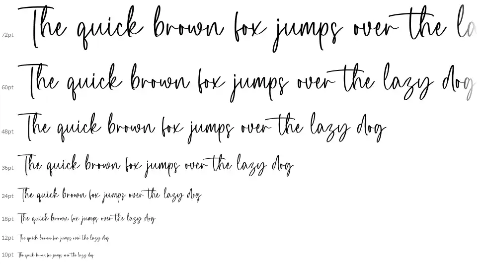 Dream Collectionfont waterfall