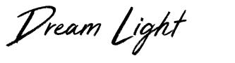 Dream Light schriftart