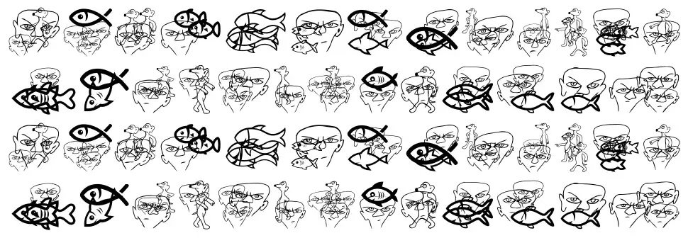 Dream of Picasso font by Vladimir Nikolic | FontRiver