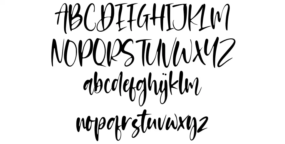 Dreams Hunter schriftart
