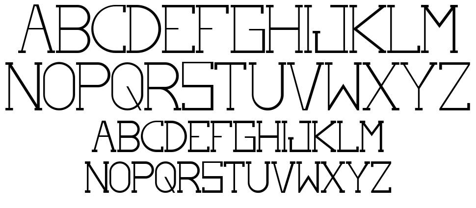 Dreamy Loly Sans Serif carattere I campioni