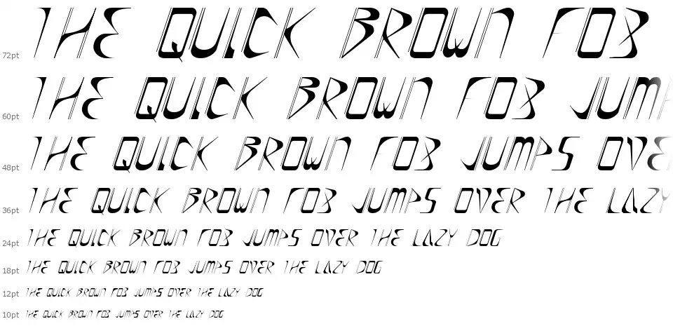 Driftfont waterfall