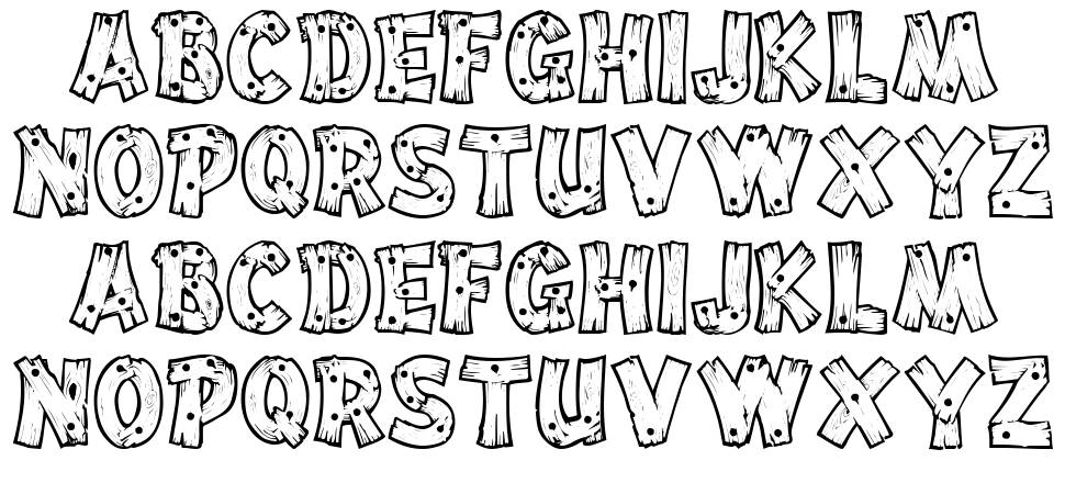 Drift Type font specimens