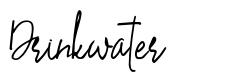 Drinkwater шрифт