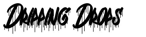 Dripping Drops font
