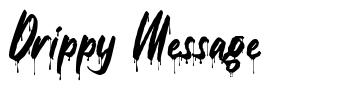 Drippy Message font