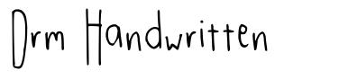 Drm Handwritten font