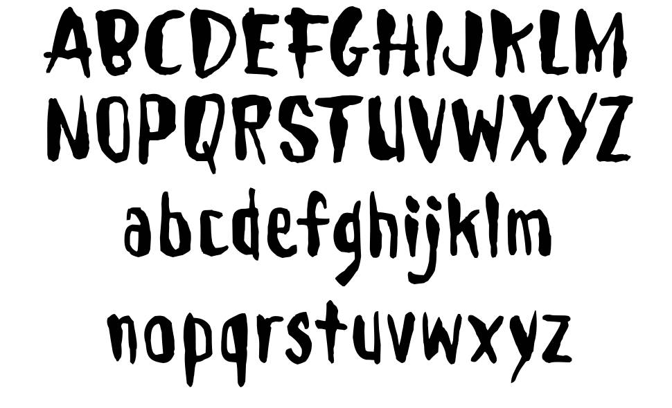 Droeming font Örnekler