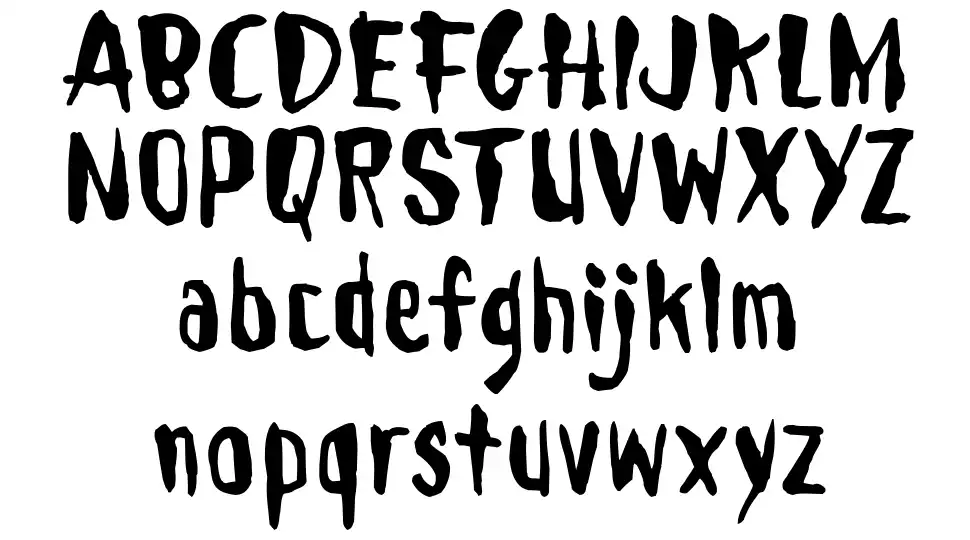 Droemingfont specimens