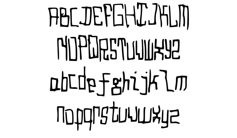 Droido písmo Exempláře