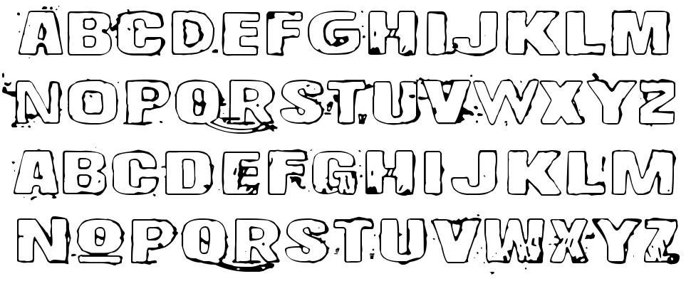Drop! font specimens
