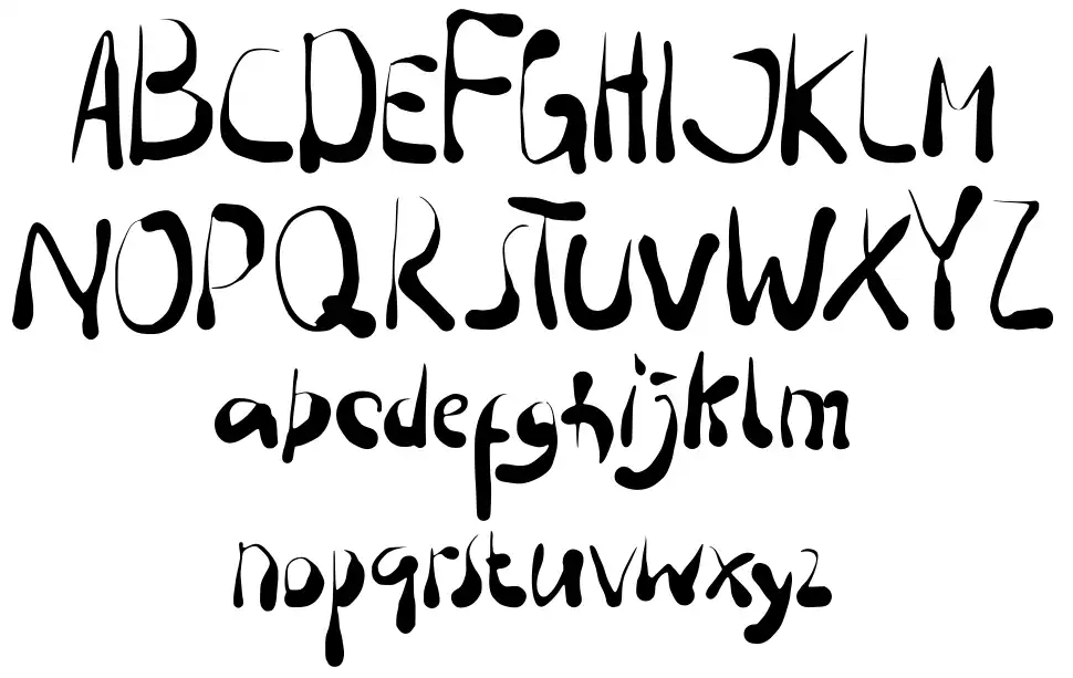 Droph font specimens