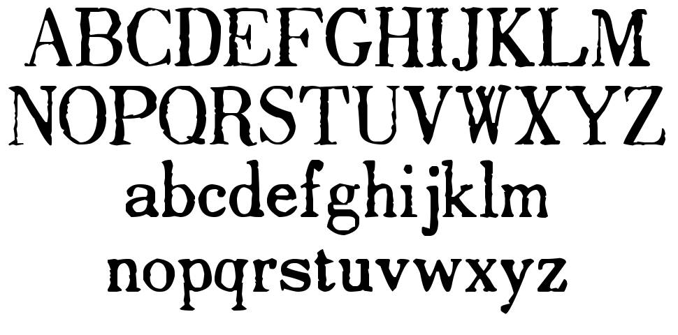 Drukarnia Polska font specimens