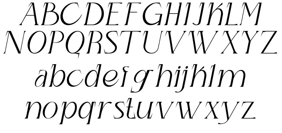 Druther font specimens