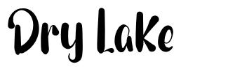 Dry Lake font