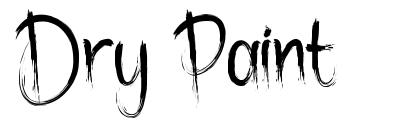 Dry Paint шрифт