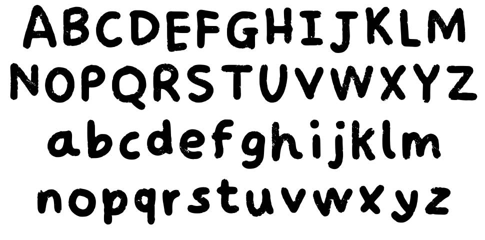 Dry Whiteboard Marker font specimens