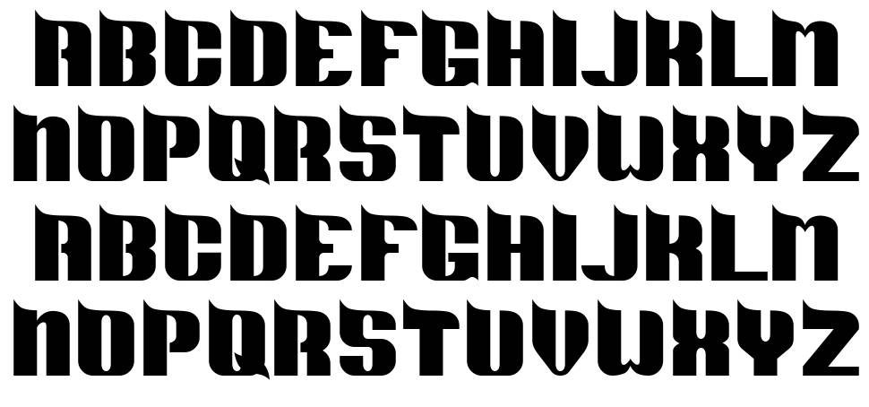 DS Metropolis font specimens
