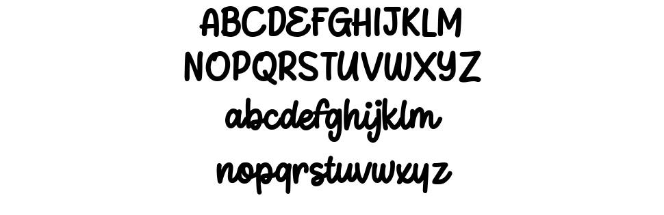 Duadog font specimens