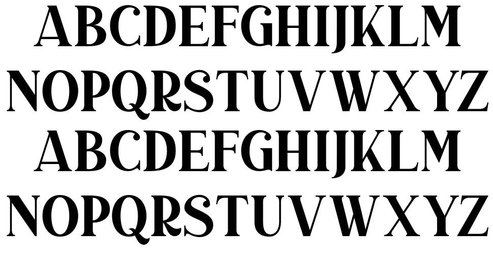 Duarose Serif czcionka Okazy